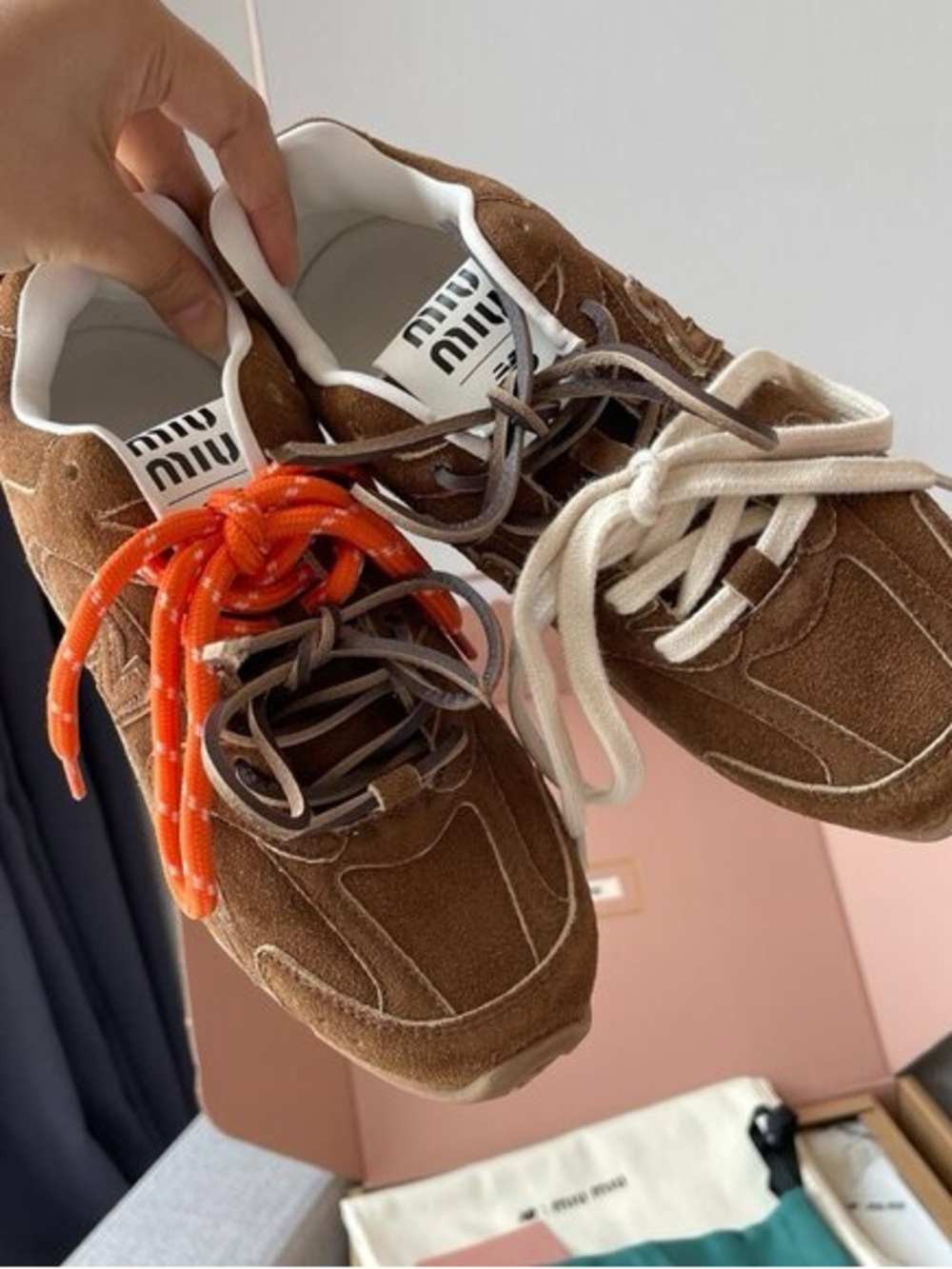 Miu Miu x New Balance 530 SL Sneakers - Picture 3 of 9
